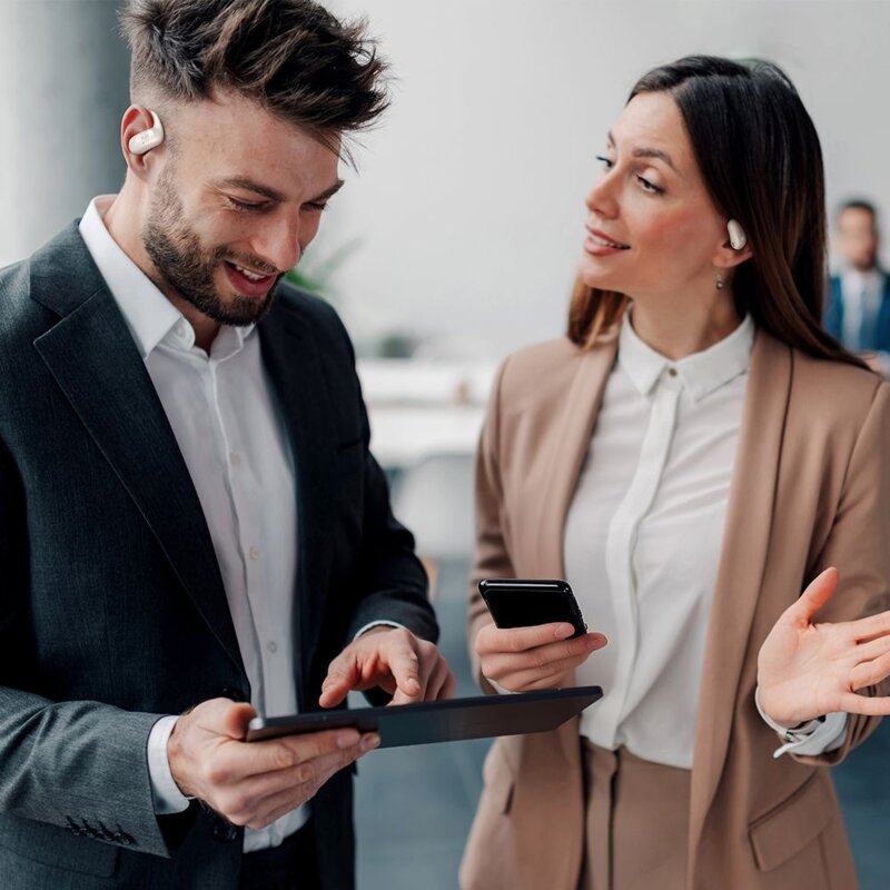 Casti wireless open-ear, BT5.4, Mcdodo Air O2 Series, bej, HP-8051