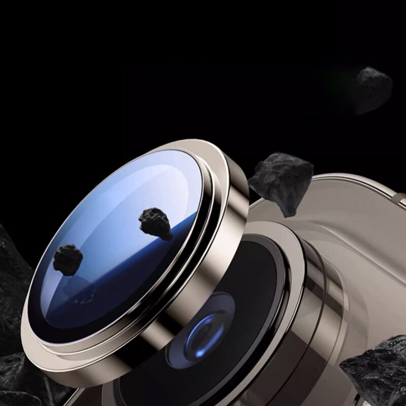 Folie sticla iPhone 17 Pro Lito Titanium AR Camera Glass, argintiu