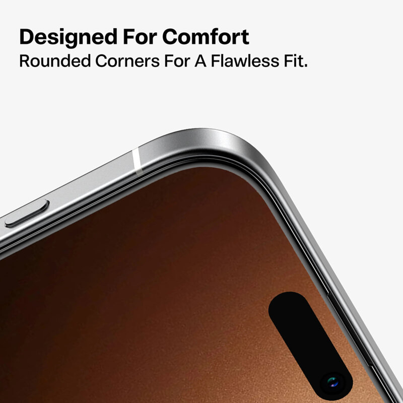 Folie sticla iPhone 16 Pro Torras GlassGo Install Master, transparenta