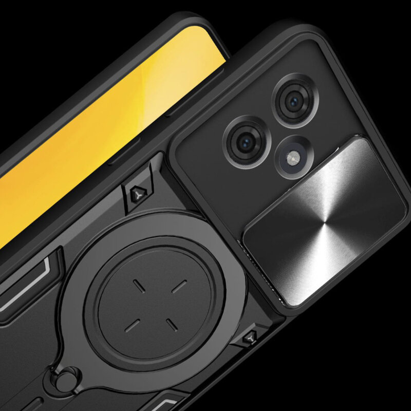 Husa Motorola Moto G86 Power Techsuit CamGuard Pro, negru