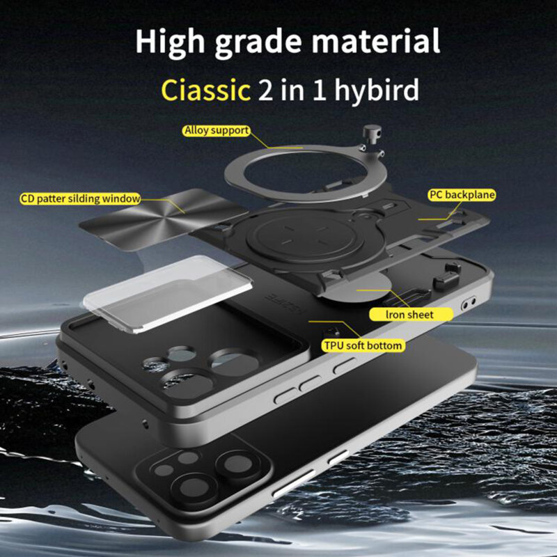 Husa Oppo Reno14 F Techsuit CamGuard Pro, mov