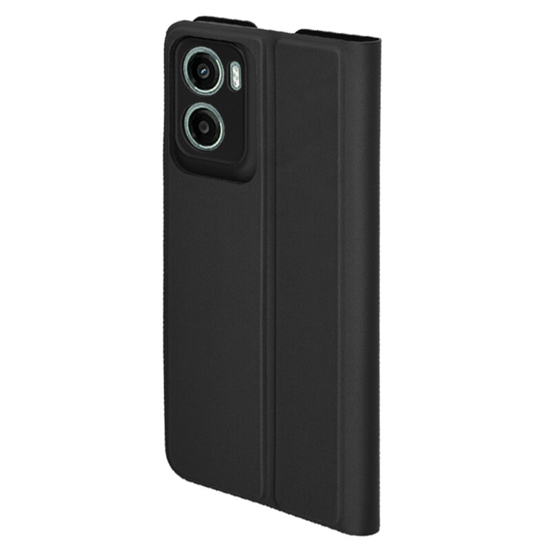 Husa Motorola Moto E15 Techsuit Magskin Book, negru