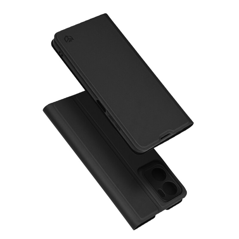 Husa Motorola Moto E15 Techsuit Magskin Book, negru