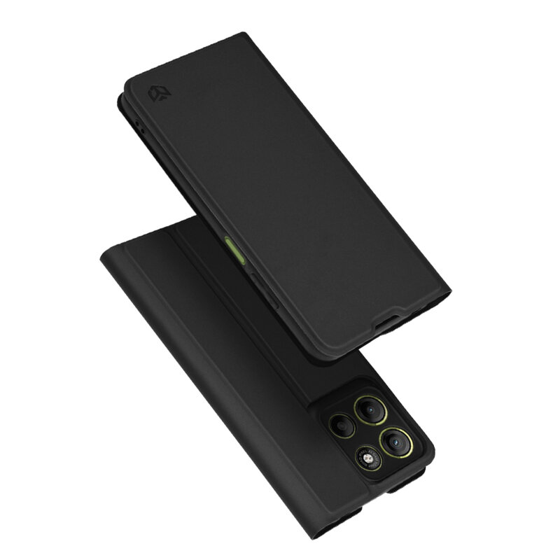 Husa Motorola Moto G15 Power Techsuit Magskin Book, negru