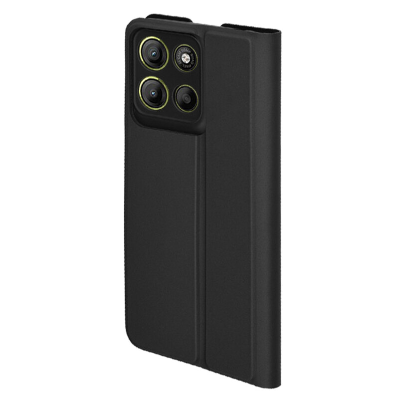 Husa Motorola Moto G15 Power Techsuit Magskin Book, negru