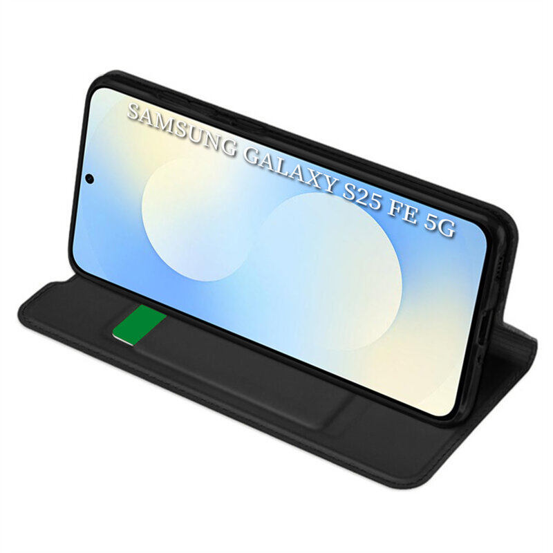 Husa Samsung Galaxy S25 FE Techsuit Magskin Book, negru