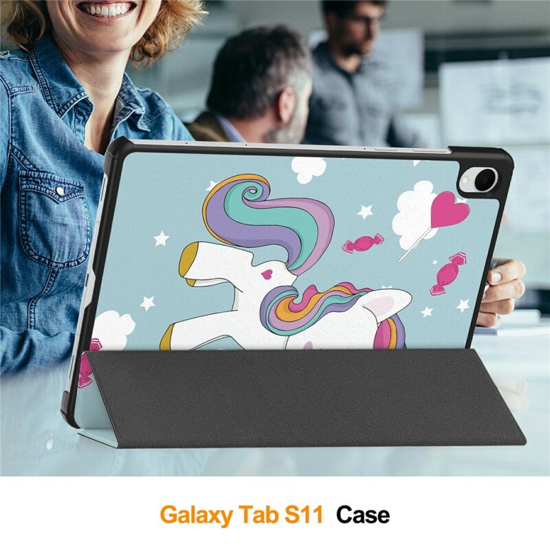 Husa Samsung Galaxy Tab S11 Techsuit FoldPro, Unicorn
