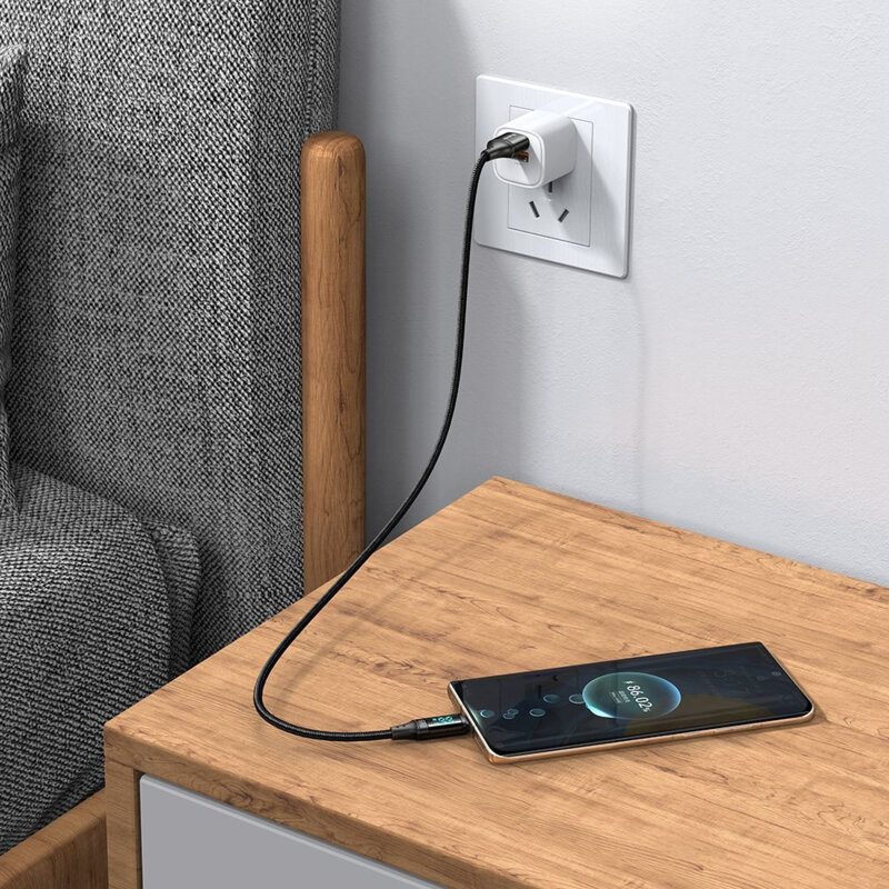 Cablu de date USB la Type-C, 6A, 1.2m, Mcdodo, CA-1080, negru