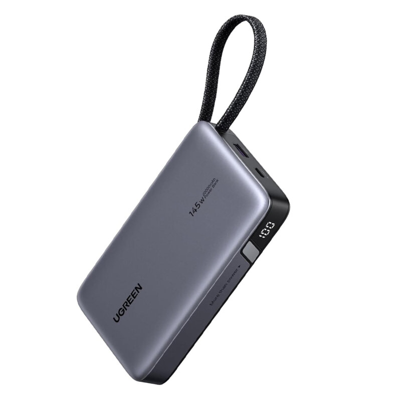 Power bank USB, Type-C, 20000mAh Ugreen, 145W, gri, 55992