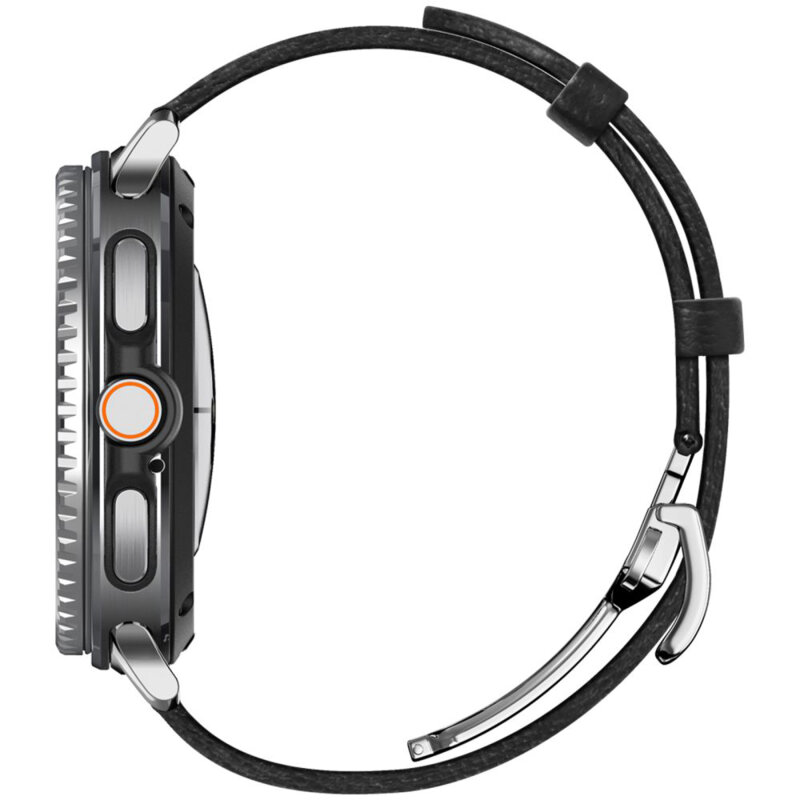 Curea Samsung Galaxy Watch8 44mm piele Spigen Enzo, negru
