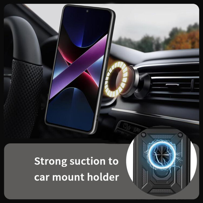 Husa Xiaomi Redmi 15C 4G protectie camera Techsuit CamShield Series, negru