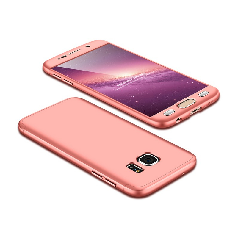 Husa Samsung Galaxy S7 GKK 360 Full Cover Roz