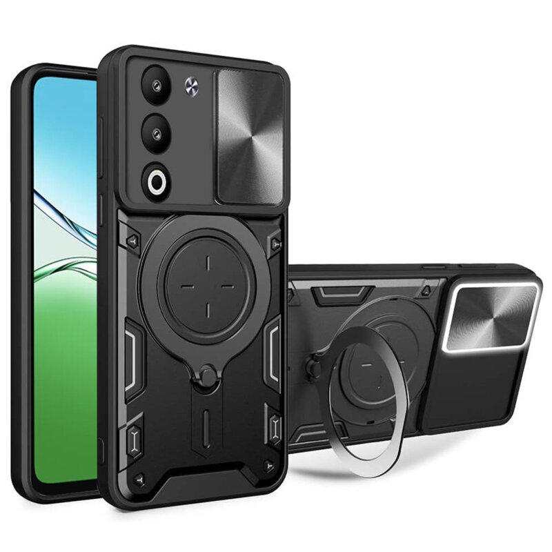 Husa Oppo A5 4G Techsuit CamGuard Pro, negru