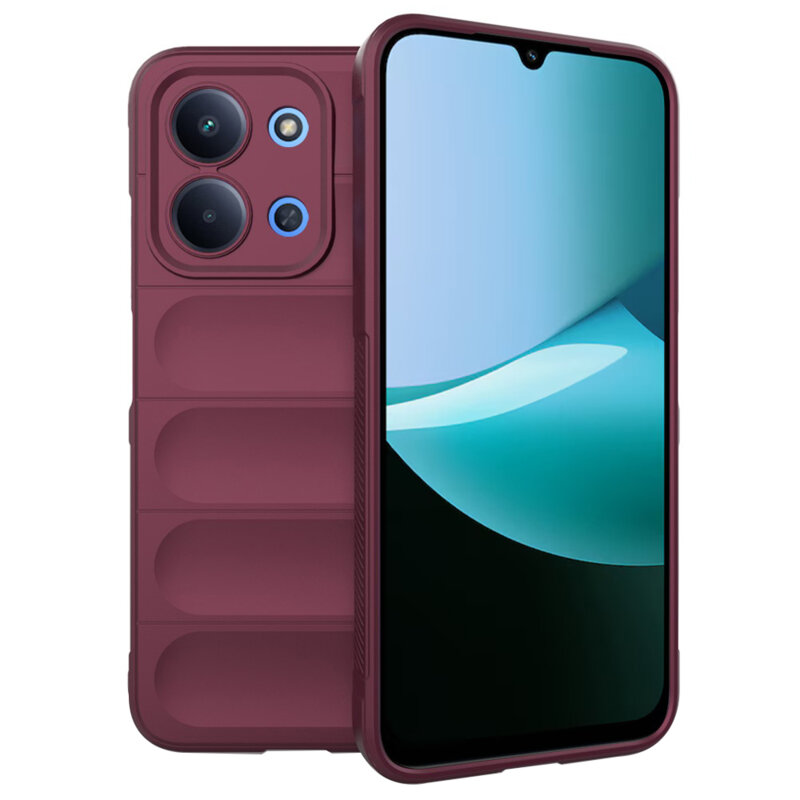 Husa Xiaomi Redmi 15C 4G Techsuit Magic Shield, bordo