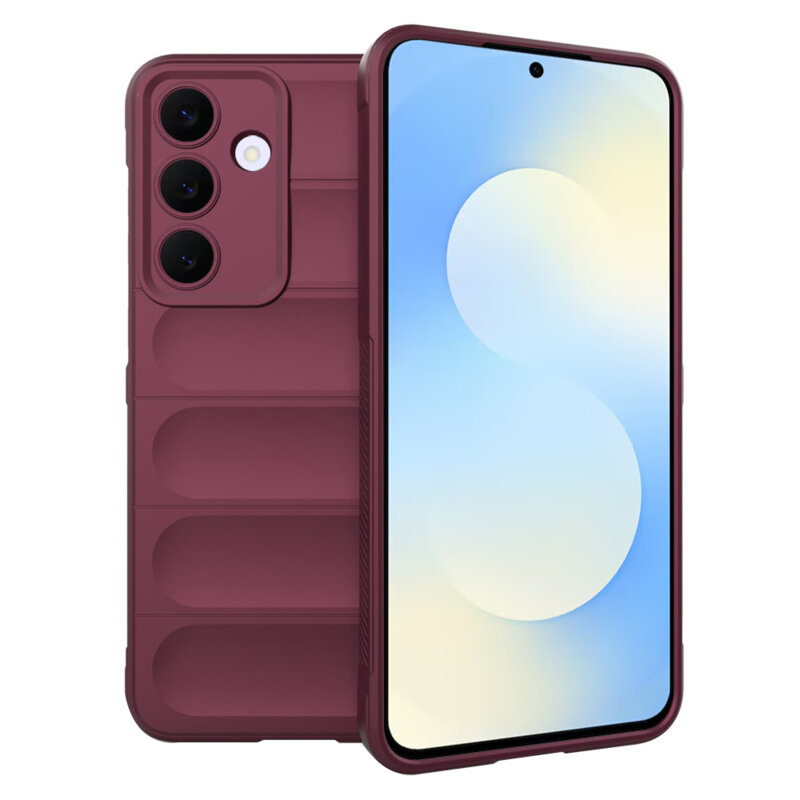 Husa Samsung Galaxy S25 FE Techsuit Magic Shield, bordo