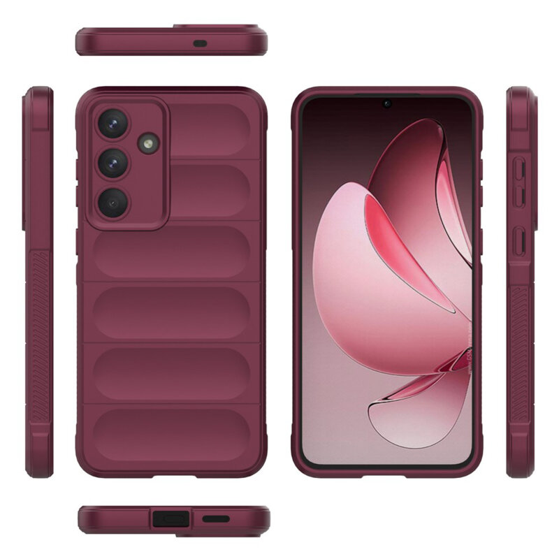Husa Samsung Galaxy S25 FE Techsuit Magic Shield, bordo
