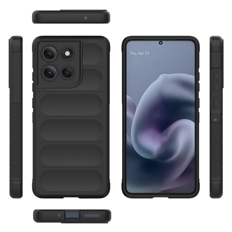 Husa Motorola Moto G86 Power Techsuit Magic Shield, negru