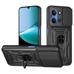 Husa Xiaomi Redmi 15C 5G protectie camera Techsuit CamShield Series, negru