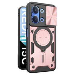 Husa Xiaomi Redmi 15C 4G Techsuit CamGuard Pro, roz auriu