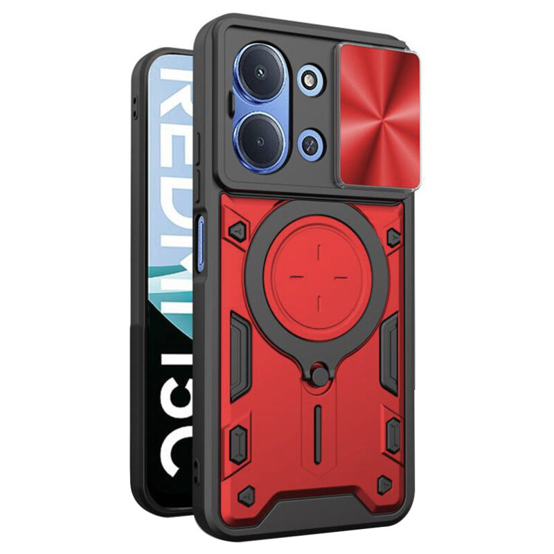 Husa Xiaomi Redmi 15C 4G Techsuit CamGuard Pro, rosu