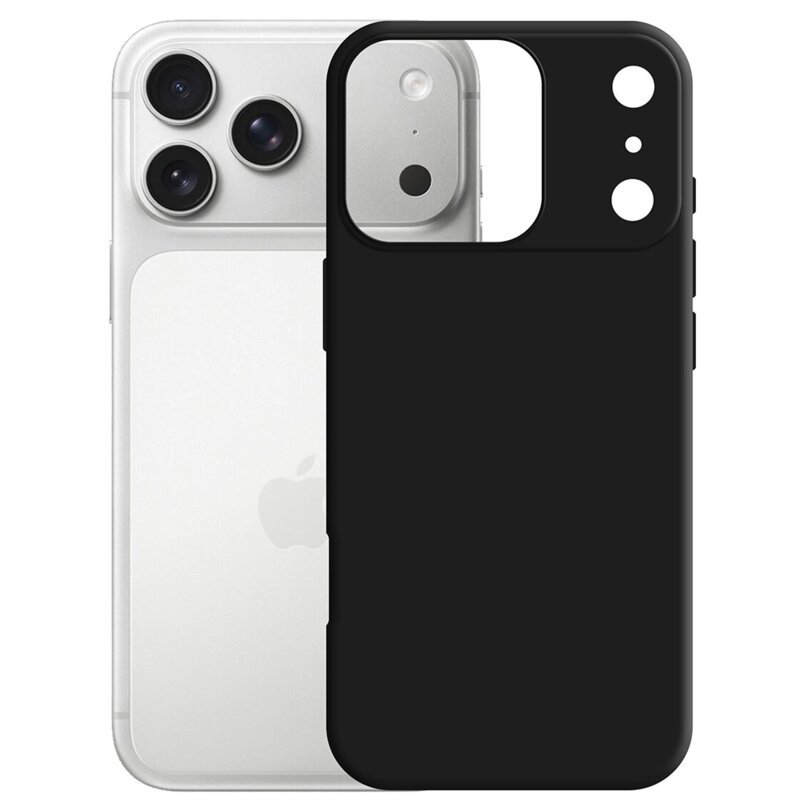 Husa iPhone 17 Pro Max premium 3mk Matt Case Pro, Black