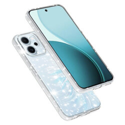 Husa sclipici Oppo Reno14 F Techsuit SparkleSkin, transparenta