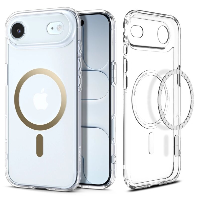 Husa iPhone 17 Air Spigen Ultra Hybrid MagSafe, transparenta
