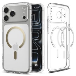 Husa iPhone 17 Pro Spigen Ultra Hybrid MagSafe, transparenta