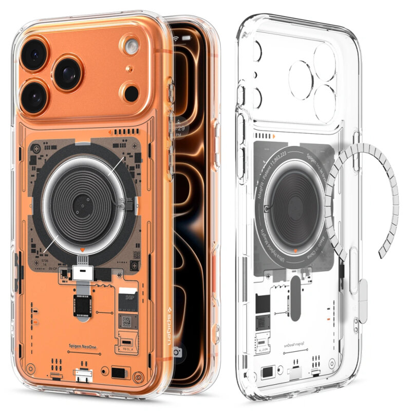 Husa iPhone 17 Pro Spigen Ultra Hybrid MagSafe, Neo One