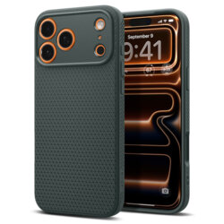 Husa iPhone 17 Pro Max Spigen Liquid Air, verde
