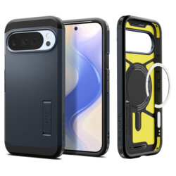 Husa Google Pixel 10 Pro XL Spigen Tough Armor MagSafe, albastru