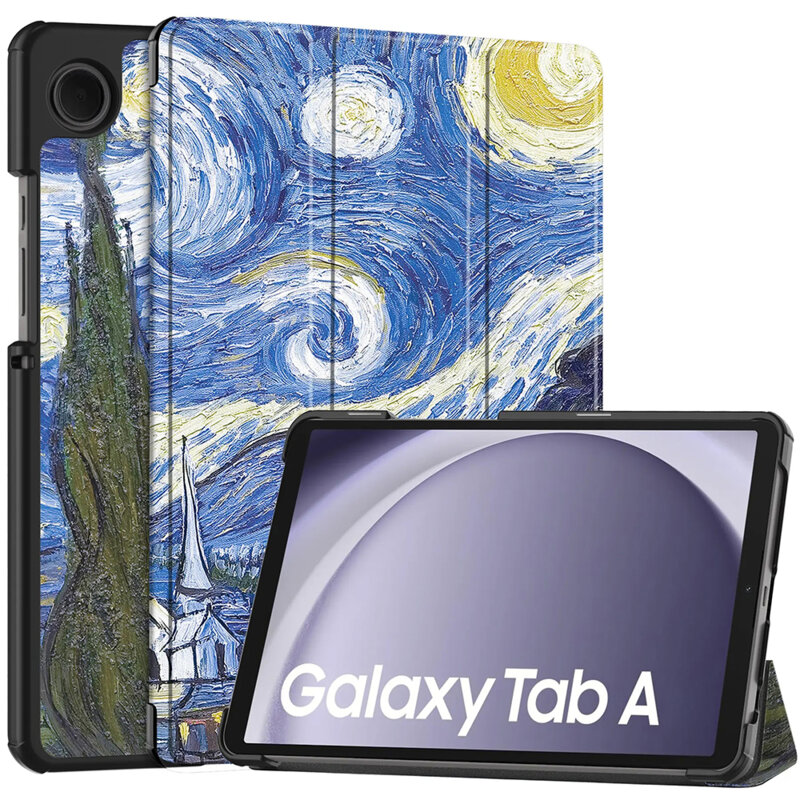 Husa Samsung Galaxy Tab A11 Techsuit FoldPro, Starry Night