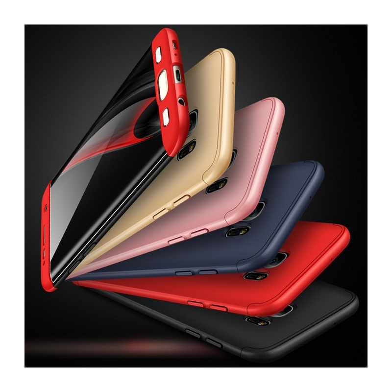 Husa Samsung Galaxy S7 Edge GKK 360 Full Cover Roz