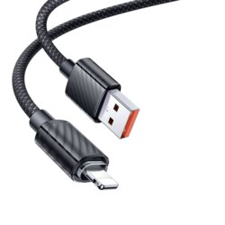 Cablu de date USB la Lightning 3A, Mcdodo, 1.2m, CA-3640, negru