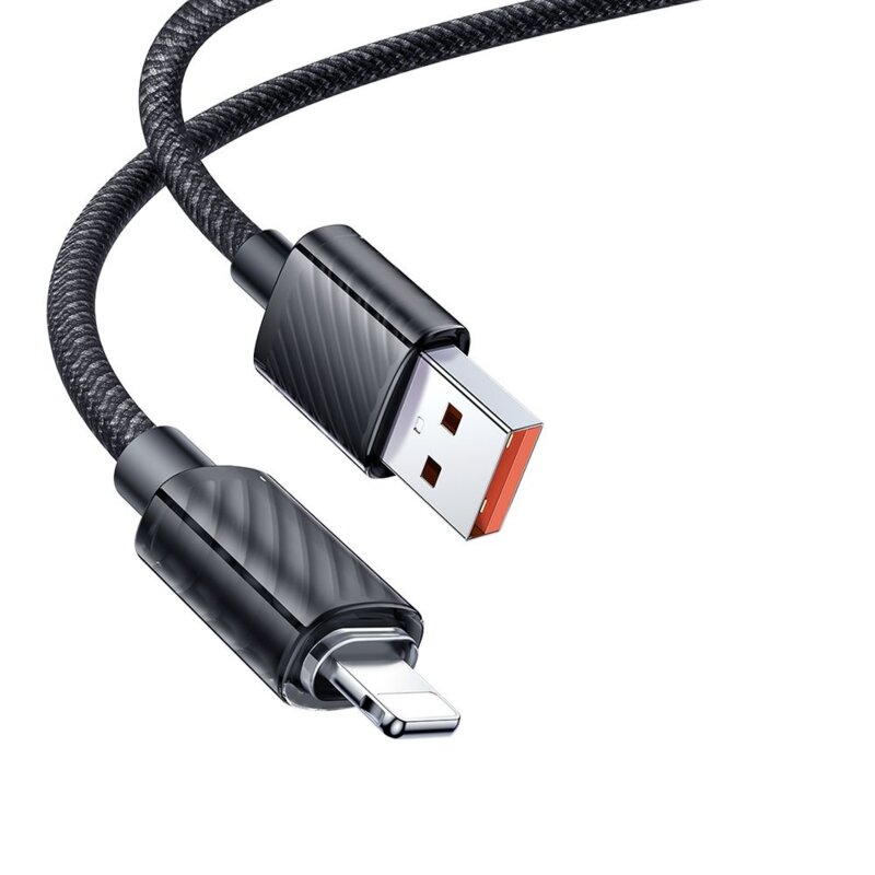 Cablu de date USB la Lightning 3A, Mcdodo, 1.2m, CA-3640, negru