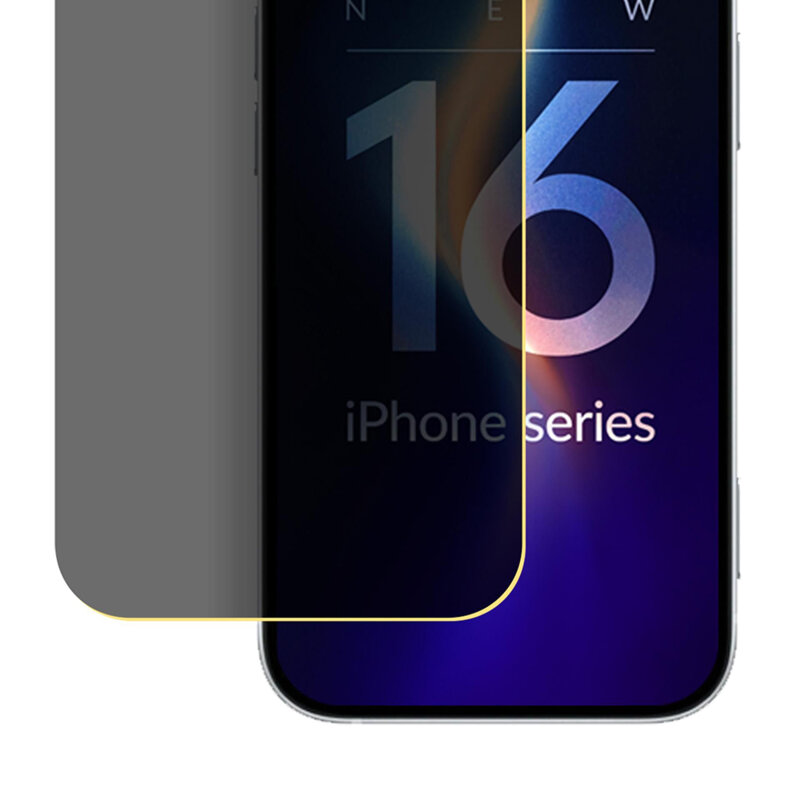 Folie sticla iPhone 16 3mk Silky Matt, privacy