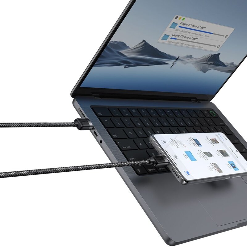 Cablu usb tip C 6A, Mcdodo Self-Winding Series, 1.2m, CA-5650