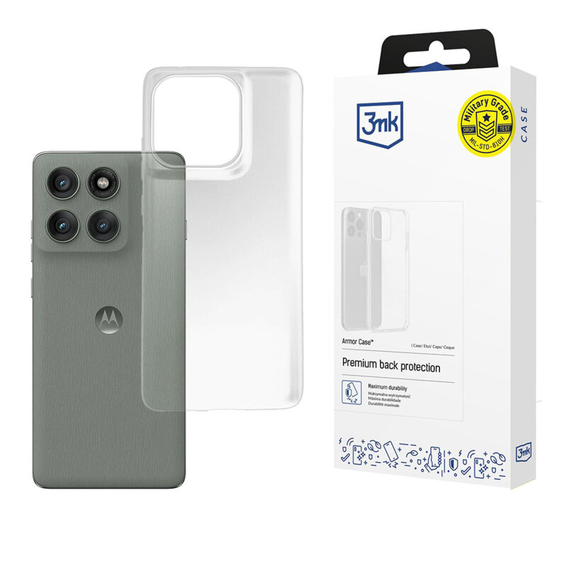 Husa Motorola Edge 60 Pro 3mk Armor Case, transparenta