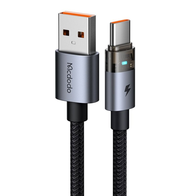 Cablu de date Fast Charging USB la tip C 6A, Mcdodo, 1.2m, CA-6890