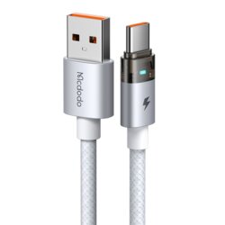 Cablu de date Fast Charging USB la tip C 6A, Mcdodo, 1.2m, CA-6892