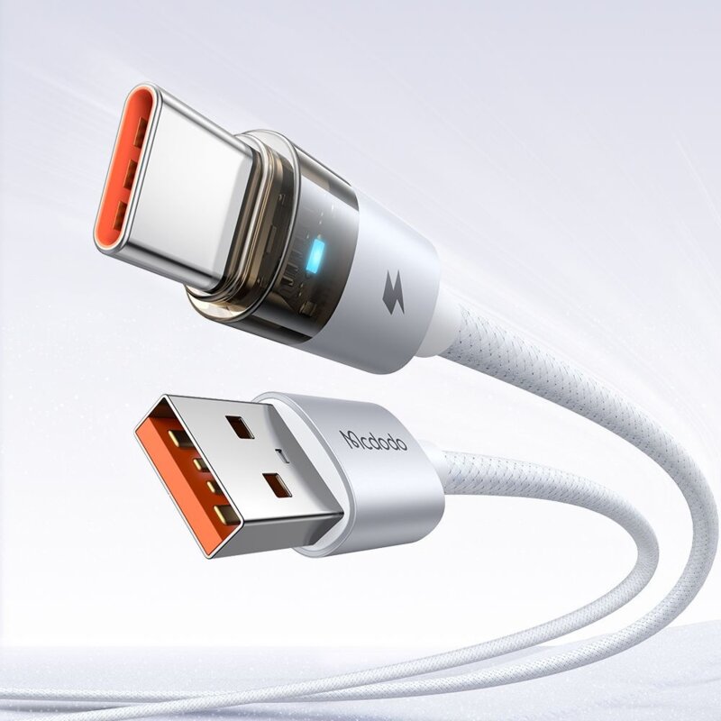 Cablu de date Fast Charging USB la tip C 6A, Mcdodo, 1.2m, CA-6892