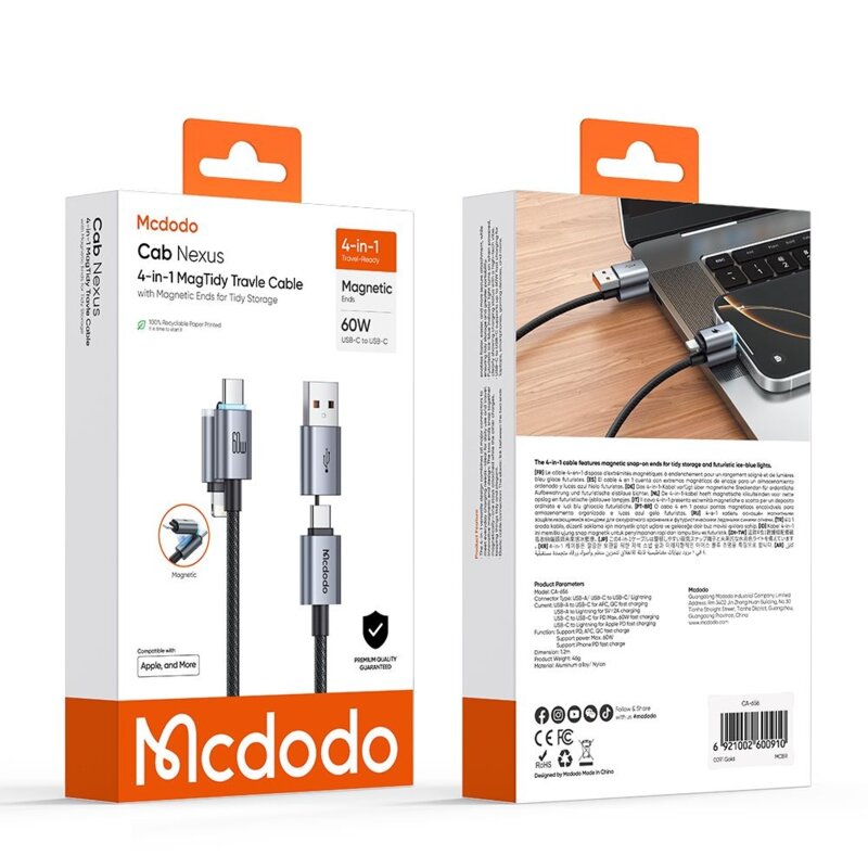 Cablu incarcare 60W, Mcdodo Extreme Energy Series, 1.2m, CA-6560