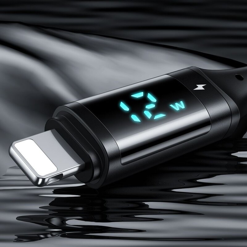 Cablu de date USB to Lightning, 3A, 1.2m, Mcdodo, CA-1060, negru