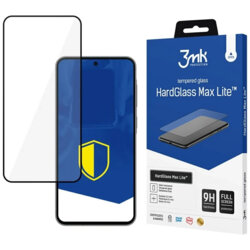 Folie sticla Samsung Galaxy A56 5G 3mk HardGlass Tempered Screen Protector, negru