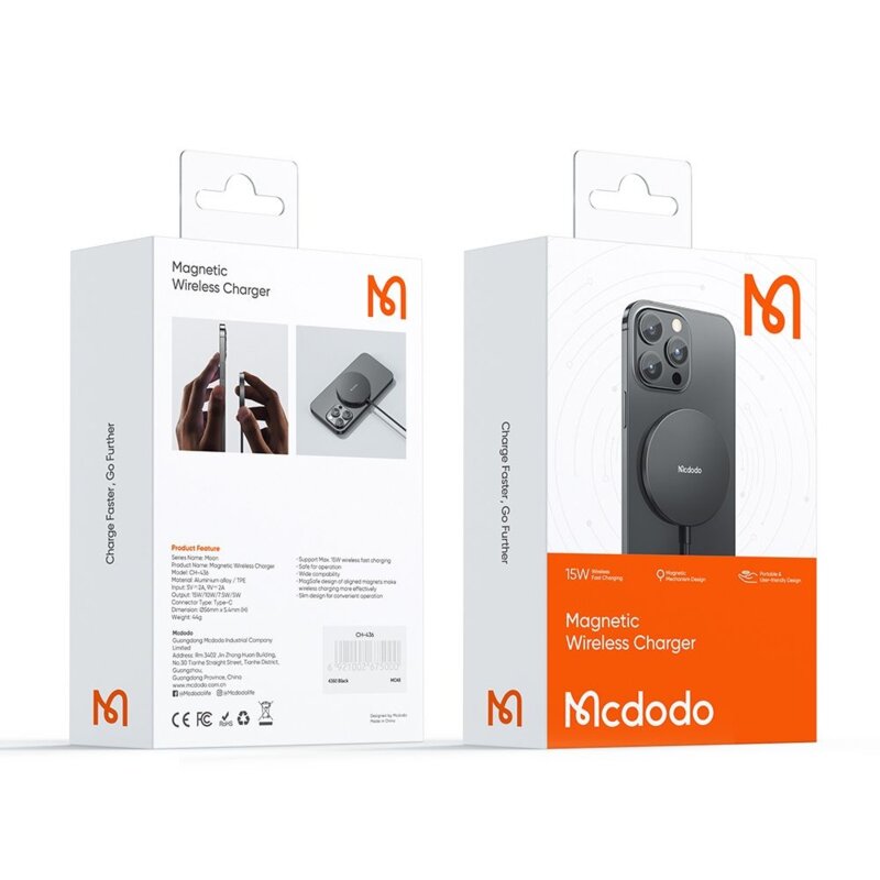 Incarcator wireless telefoane iPhone, Mcdodo Moon Series, CH-4360
