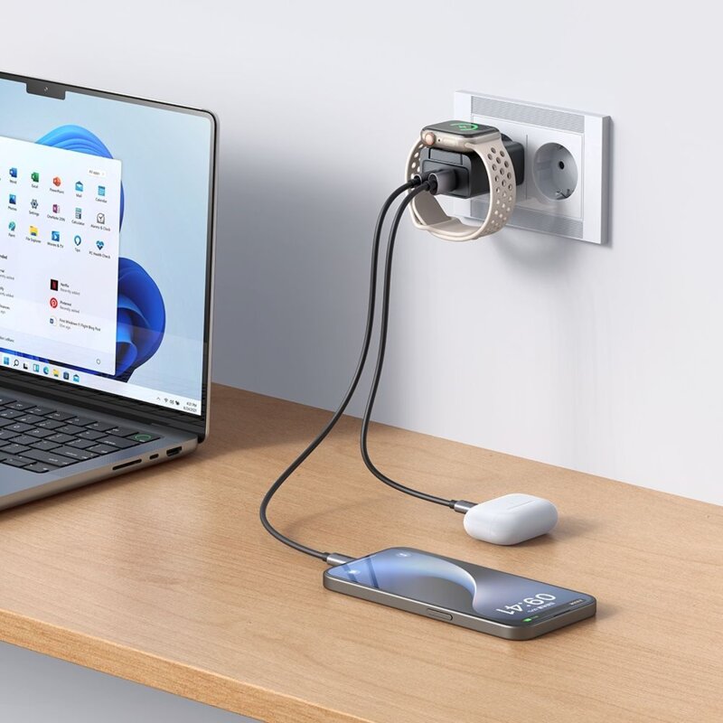 Incarcator priza 30W, Apple Watch, Mcdodo Travel Companion Series, CH-3700