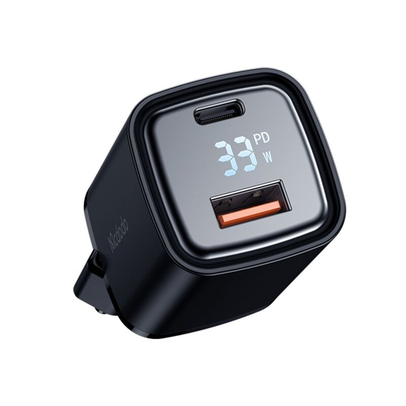 Incarcator priza cu afisaj digital 33W, Mcdodo Graphite Series, CH-1701