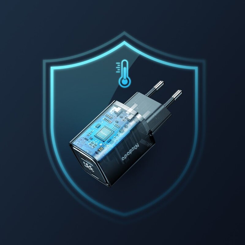 Incarcator priza cu afisaj digital 33W, Mcdodo Graphite Series, CH-1701