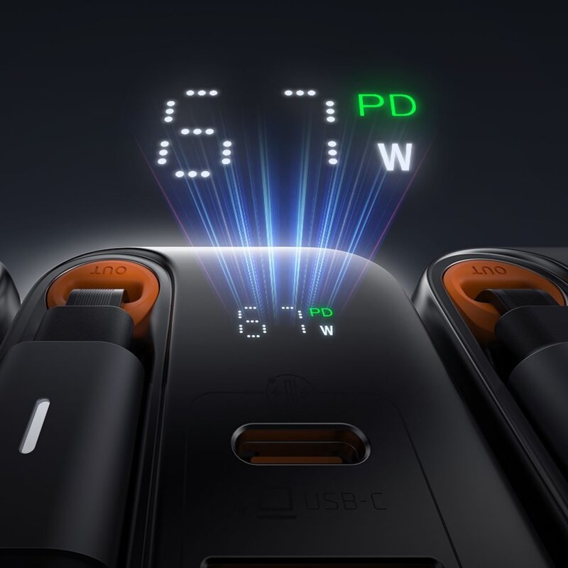 Incarcator priza cu cablu retractabil, Mcdodo FreeGo Series, CH-4100