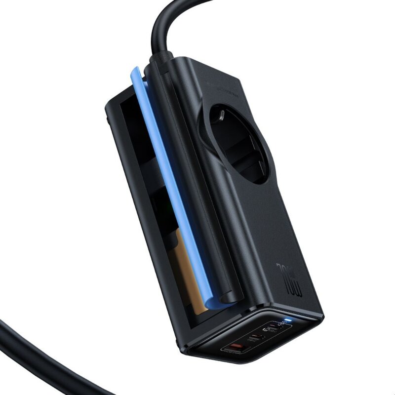 Prelungitor priza EU cu Schuko, Type-C, USB, 1.5m, Mcdodo Super Cube Series, CH-4620